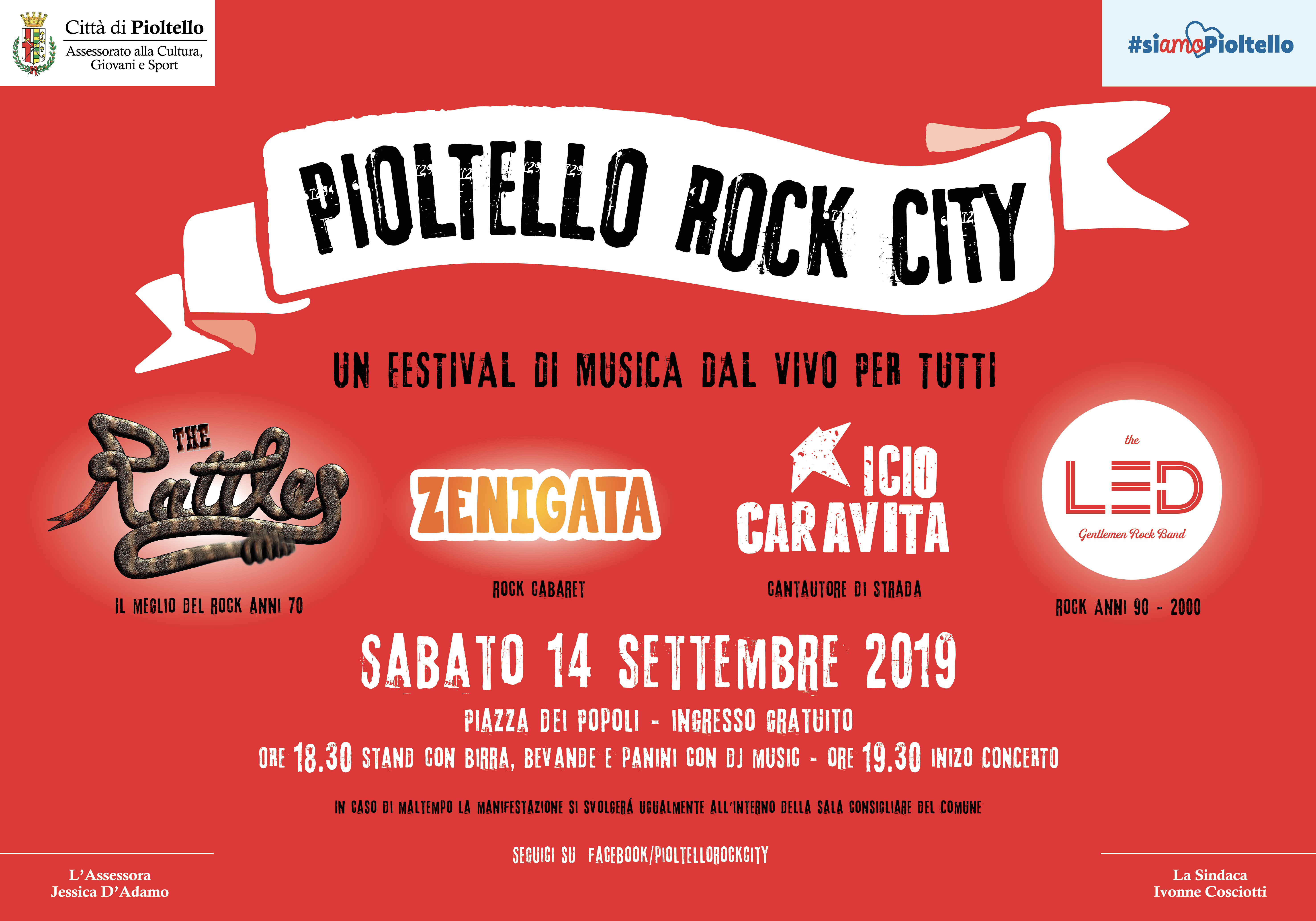 Pioltello Rock City, il 14 settembre appuntamento con la prima edizione